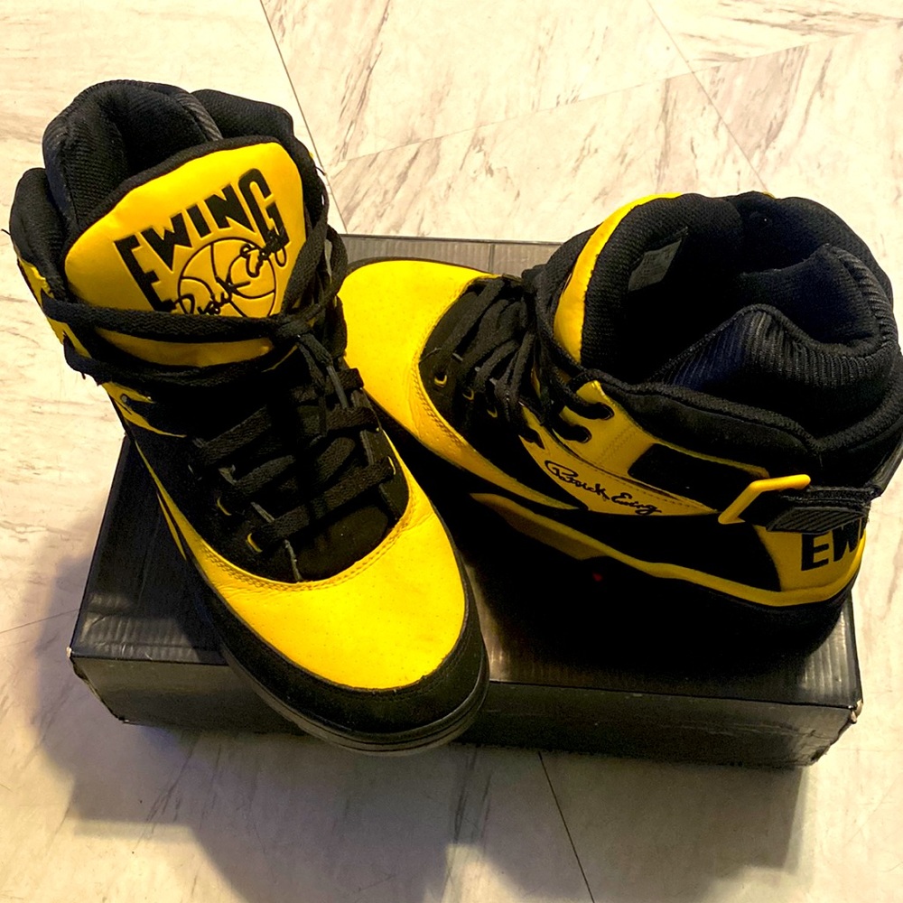 Ewing Athletics Ewing 33 Hi Black/Dandelion Men's Basketball Shoes 1EW90109-048
